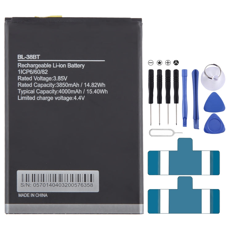 Remplacement de la batterie, For Tecno Pop 5 GO BL-38BT 4000mAh, For Tecno Pop 3 BB2 BL-34ET 3500mAh