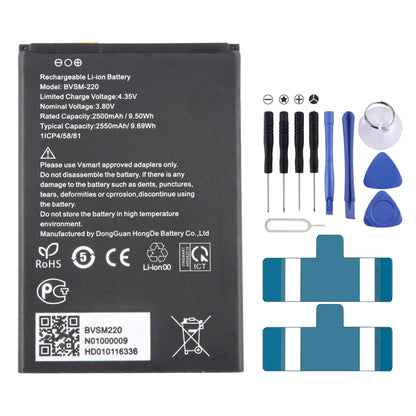 Remplacement de la batterie, For VSMART BVSM-420 4450mAh, For VSMART BVSM-330 3520mAh, For VSMART BVSM-620 4000mAh, For VSMART BVSM-340 3500mAh, For Vsmart joy 3 plus BVSM-430 5000mAh, For VSMART BVSM-220 2550mAh, For VSMART BVSM-230 BVSM230 3000mAh   ...