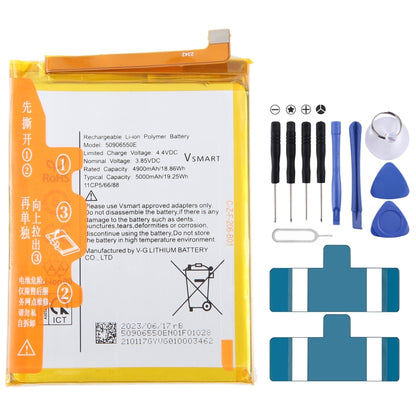 Remplacement de la batterie, For VSMART BVSM-420 4450mAh, For VSMART BVSM-330 3520mAh, For VSMART BVSM-620 4000mAh, For VSMART BVSM-340 3500mAh, For Vsmart joy 3 plus BVSM-430 5000mAh, For VSMART BVSM-220 2550mAh, For VSMART BVSM-230 BVSM230 3000mAh   ...