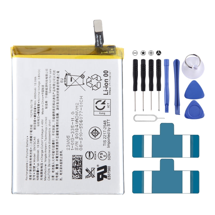 Remplacement de la batterie, For Sony Xperia 1 IV Mark4 SNYSCA6 5000mAh, For Sony Xperia Z5 Premium LIS1605ERPC 3430mAh