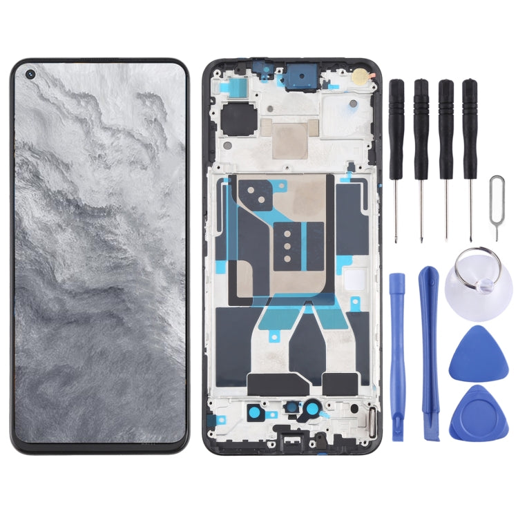 Ensemble complet de numériseur d'écran LCD AMOLED d'origine avec cadre, For Realme GT Neo 3T RMX3372 RMX3371, For Realme GT2, For Realme GT Neo2T