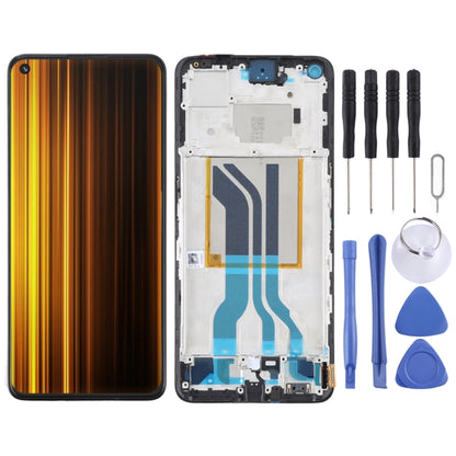 Ensemble complet de numériseur d'écran LCD AMOLED d'origine avec cadre, For Realme GT Neo 3T RMX3372 RMX3371, For Realme GT2, For Realme GT Neo2T