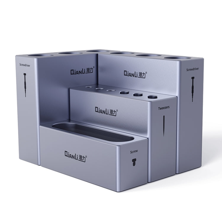 Boîte de rangement modulaire multifonctionnelle en alliage d'aluminium QianLi iCube