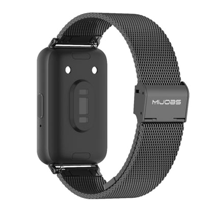 Bracelet de montre en métal à boucle Mijobs Milan, For Samsung Galaxy Fit 3