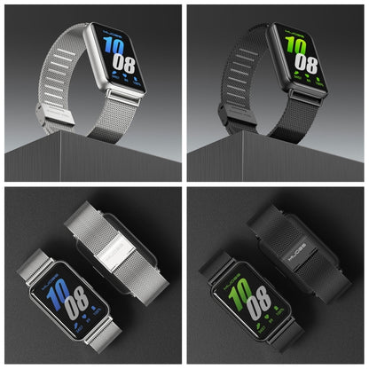 Bracelet de montre en métal à boucle Mijobs Milan, For Samsung Galaxy Fit 3