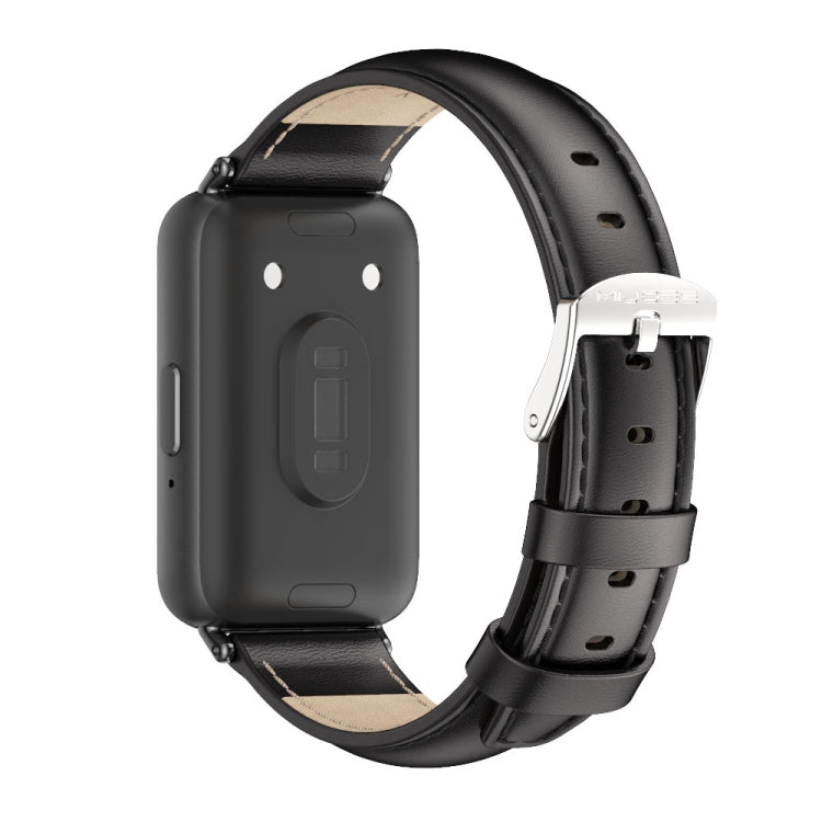 Bracelet de montre en cuir véritable double face Mijobs, For Samsung Galaxy Fit 3