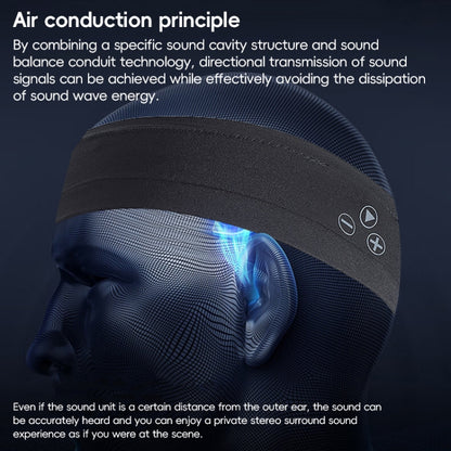 Mucro B01 Turban Style casque Bluetooth sans fil bandeau de sport