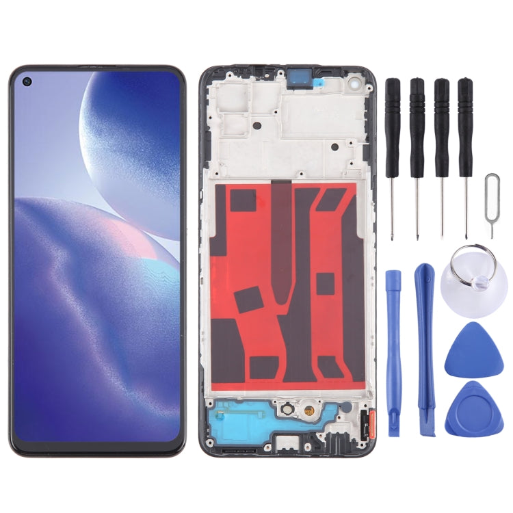 Ensemble complet de numériseur d'écran LCD AMOLED d'origine avec cadre
