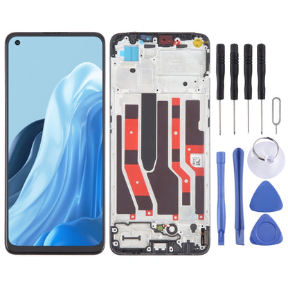 Ensemble complet de numériseur d'écran LCD AMOLED d'origine avec cadre