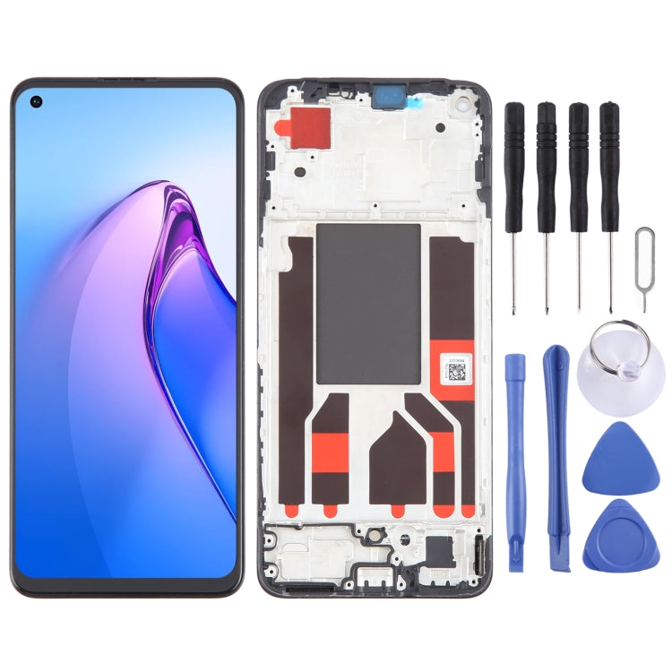 Ensemble complet de numériseur d'écran LCD AMOLED d'origine avec cadre