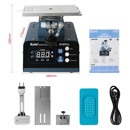 Machine thermique rotative de séparateur d'écran tactile d'affichage à cristaux liquides de Kaisi 946 Pro avec les doubles pompes à vide, US Plug, EU Plug, UK Plug