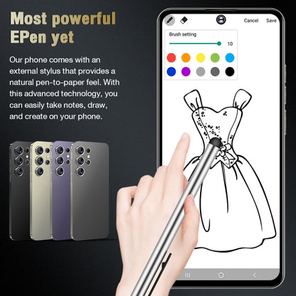 S24 Ultra / C24, écran 6,8 pouces, Android 8.1 7731E Quad Core, réseau : 3G, OTG, Dual SIM, 2GB+16GB
