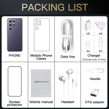 S24 Ultra / C24, écran 6,8 pouces, Android 8.1 7731E Quad Core, réseau : 3G, OTG, Dual SIM, 2GB+16GB