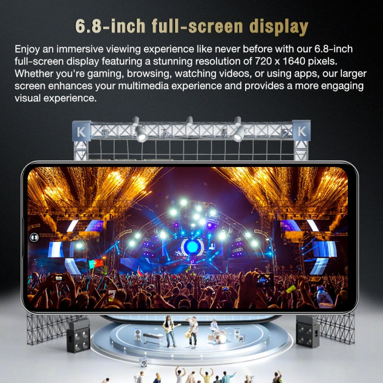 S24 Ultra / C24, écran 6,8 pouces, Android 8.1 7731E Quad Core, réseau : 3G, OTG, Dual SIM, 2GB+16GB