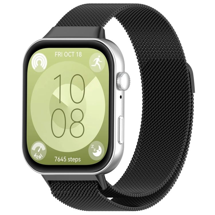 Bracelet de montre en métal milanais, For Huawei Watch Fit3
