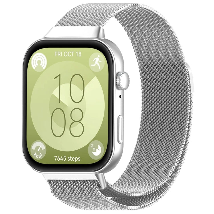Bracelet de montre en métal milanais, For Huawei Watch Fit3