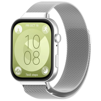 Bracelet de montre en métal milanais, For Huawei Watch Fit3
