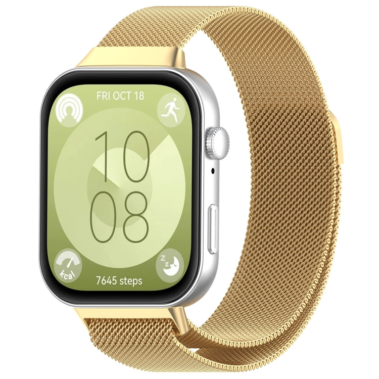 Bracelet de montre en métal milanais, For Huawei Watch Fit3
