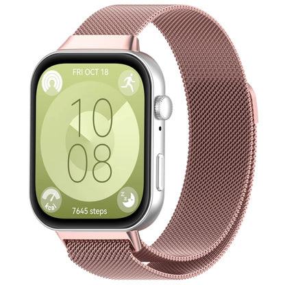 Bracelet de montre en métal milanais, For Huawei Watch Fit3