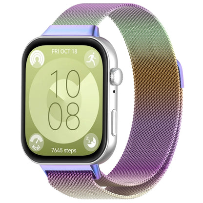 Bracelet de montre en métal milanais, For Huawei Watch Fit3
