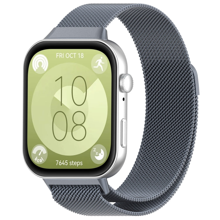 Bracelet de montre en métal milanais, For Huawei Watch Fit3
