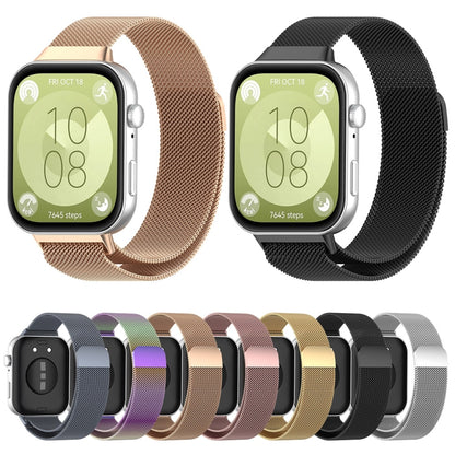 Bracelet de montre en métal milanais, For Huawei Watch Fit3