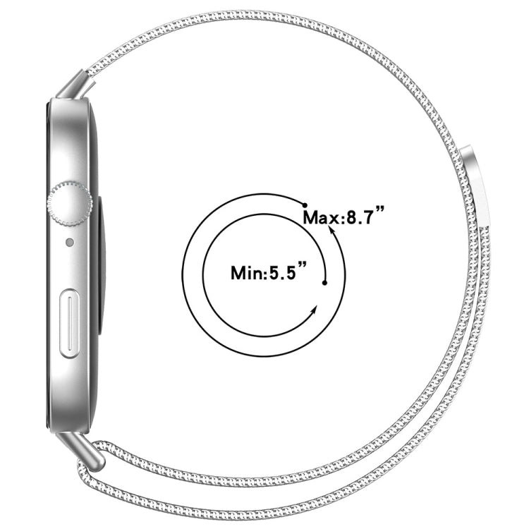 Bracelet de montre en métal milanais, For Huawei Watch Fit3