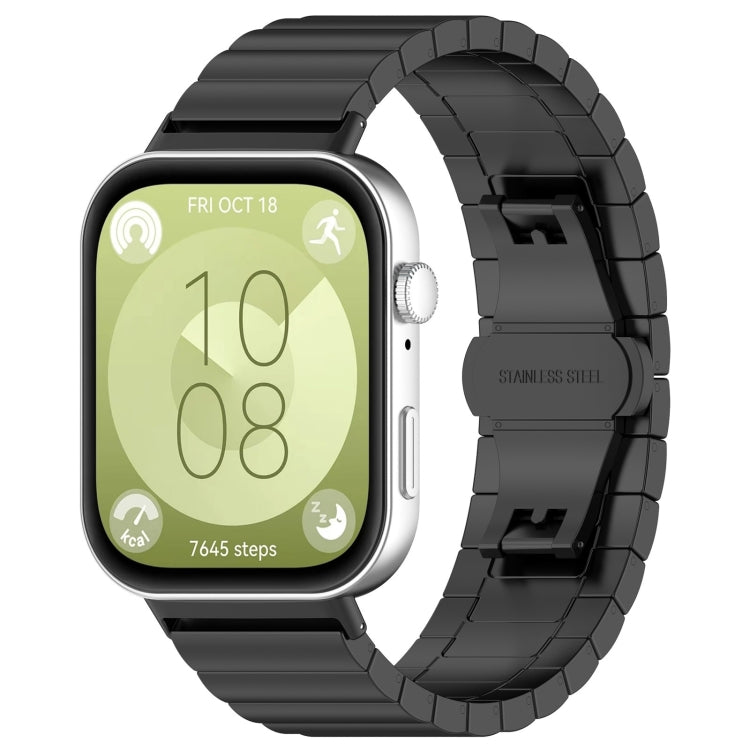 Bracelet de montre en acier inoxydable à une perle, For Huawei Watch Fit 5 / Fit 5 Pro / Fit 4 / Fit 3