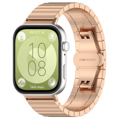 Bracelet de montre en acier inoxydable à une perle, For Huawei Watch Fit 5 / Fit 5 Pro / Fit 4 / Fit 3