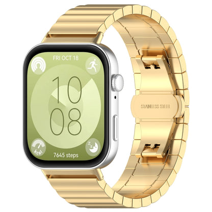 Bracelet de montre en acier inoxydable à une perle, For Huawei Watch Fit 5 / Fit 5 Pro / Fit 4 / Fit 3