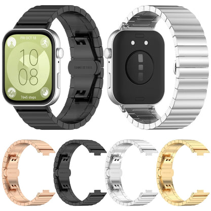 Bracelet de montre en acier inoxydable à une perle, For Huawei Watch Fit 5 / Fit 5 Pro / Fit 4 / Fit 3