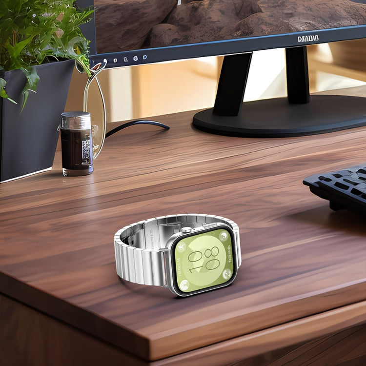 Bracelet de montre en acier inoxydable à une perle, For Huawei Watch Fit 5 / Fit 5 Pro / Fit 4 / Fit 3