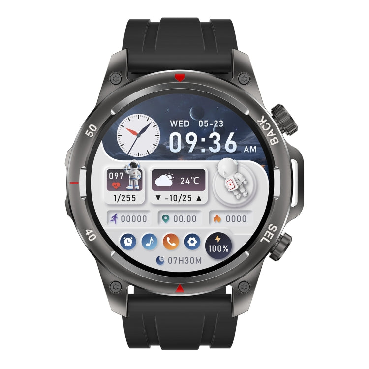 DK68 1,53 pouces IP67 BT 5.0 Montre intelligente de sport de remise en forme, prise en charge de la lampe de poche LED / appel Bluetooth / sommeil / oxygène sanguin / fréquence cardiaque / moniteur de santé de la pression artérielle