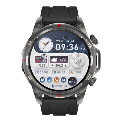 DK68 1,53 pouces IP67 BT 5.0 Montre intelligente de sport de remise en forme, prise en charge de la lampe de poche LED / appel Bluetooth / sommeil / oxygène sanguin / fréquence cardiaque / moniteur de santé de la pression artérielle