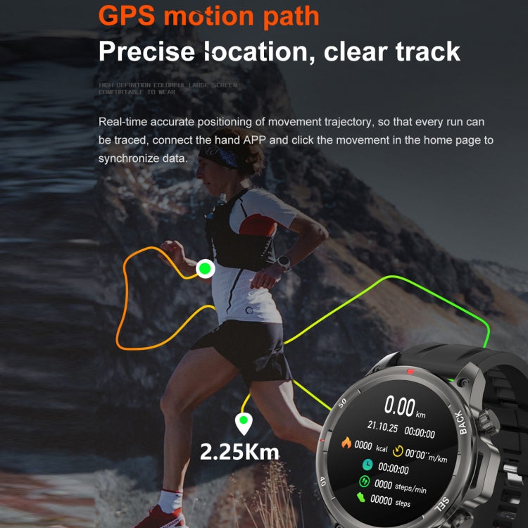 DK68 1,53 pouces IP67 BT 5.0 Montre intelligente de sport de remise en forme, prise en charge de la lampe de poche LED / appel Bluetooth / sommeil / oxygène sanguin / fréquence cardiaque / moniteur de santé de la pression artérielle