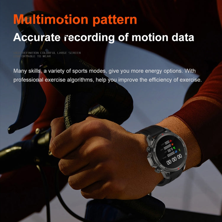 DK68 1,53 pouces IP67 BT 5.0 Montre intelligente de sport de remise en forme, prise en charge de la lampe de poche LED / appel Bluetooth / sommeil / oxygène sanguin / fréquence cardiaque / moniteur de santé de la pression artérielle