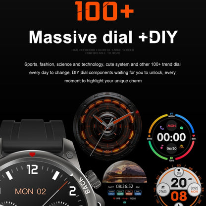 DK68 1,53 pouces IP67 BT 5.0 Montre intelligente de sport de remise en forme, prise en charge de la lampe de poche LED / appel Bluetooth / sommeil / oxygène sanguin / fréquence cardiaque / moniteur de santé de la pression artérielle