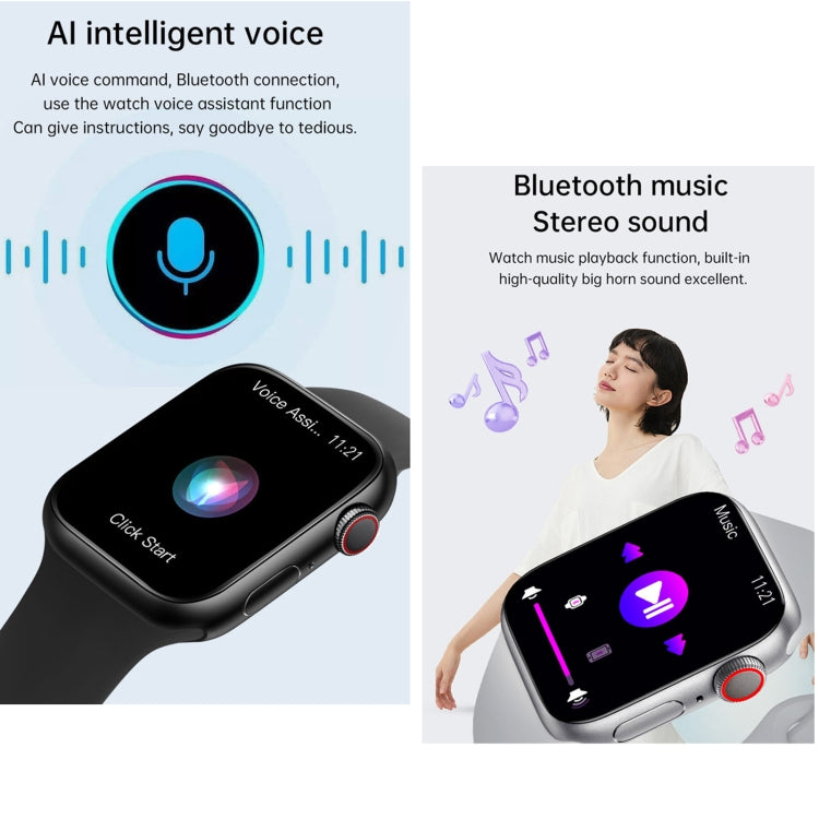 Montre intelligente de sport de remise en forme WS11 MAX de 2,2 pouces, prise en charge des appels Bluetooth/sommeil/oxygène sanguin/fréquence cardiaque/moniteur de santé de la pression artérielle