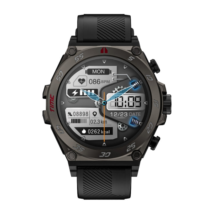 Montre intelligente de sport LC18 1,53 pouces IP67 BT5.0 avec écouteurs, prise en charge des appels Bluetooth/sommeil/oxygène sanguin/fréquence cardiaque/moniteur de santé de la pression artérielle
