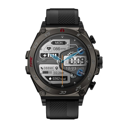 Montre intelligente de sport LC18 1,53 pouces IP67 BT5.0 avec écouteurs, prise en charge des appels Bluetooth/sommeil/oxygène sanguin/fréquence cardiaque/moniteur de santé de la pression artérielle