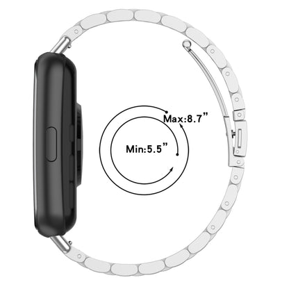 Bracelet de montre en métal en acier inoxydable à trois perles, For Huawei Watch Fit 5 / Fit 5 Pro / Fit 4 / Fit 3
