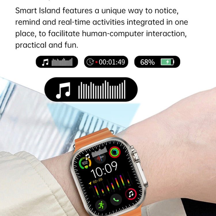 Montre intelligente de sport WS12 ULTRA 2 de 2,2 pouces, code de paiement pris en charge / appel Bluetooth / sommeil / oxygène sanguin / fréquence cardiaque / moniteur de santé de la pression artérielle