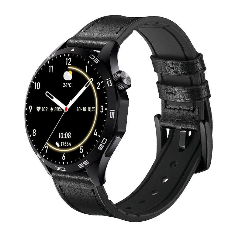 WS-26 1,52 pouces IP67 Sport montre intelligente prise en charge des appels Bluetooth/sommeil/oxygène sanguin/fréquence cardiaque/moniteur de santé de la pression artérielle, Silicone Strap, Steel Strap, Leather Strap