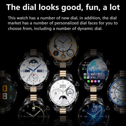 WS-26 1,52 pouces IP67 Sport montre intelligente prise en charge des appels Bluetooth/sommeil/oxygène sanguin/fréquence cardiaque/moniteur de santé de la pression artérielle, Silicone Strap, Steel Strap, Leather Strap