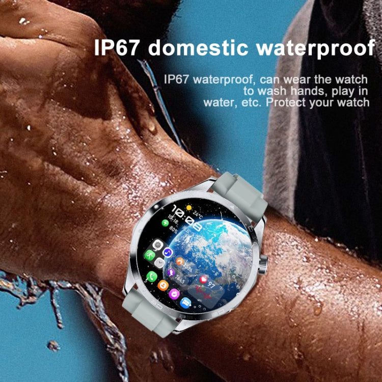 WS-26 1,52 pouces IP67 Sport montre intelligente prise en charge des appels Bluetooth/sommeil/oxygène sanguin/fréquence cardiaque/moniteur de santé de la pression artérielle, Silicone Strap, Steel Strap, Leather Strap