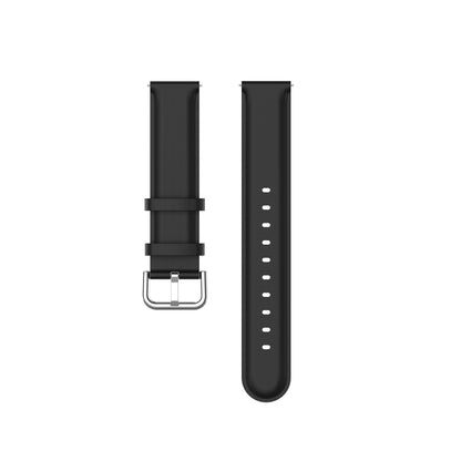 Bracelet en cuir de 22 mm avec boucle à queue ronde, For Ticwatch Pro 2020, For Huawei Watch GT2E, For Samsung Galaxy Watch 3 45mm