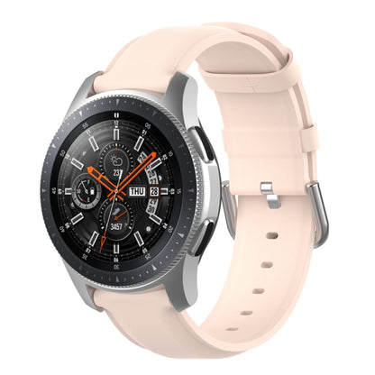 Bracelet en cuir de 22 mm avec boucle à queue ronde, For Ticwatch Pro 2020, For Huawei Watch GT2E, For Samsung Galaxy Watch 3 45mm