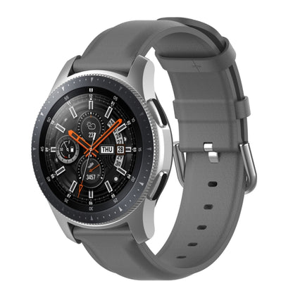 Bracelet en cuir de 22 mm avec boucle à queue ronde, For Ticwatch Pro 2020, For Huawei Watch GT2E, For Samsung Galaxy Watch 3 45mm