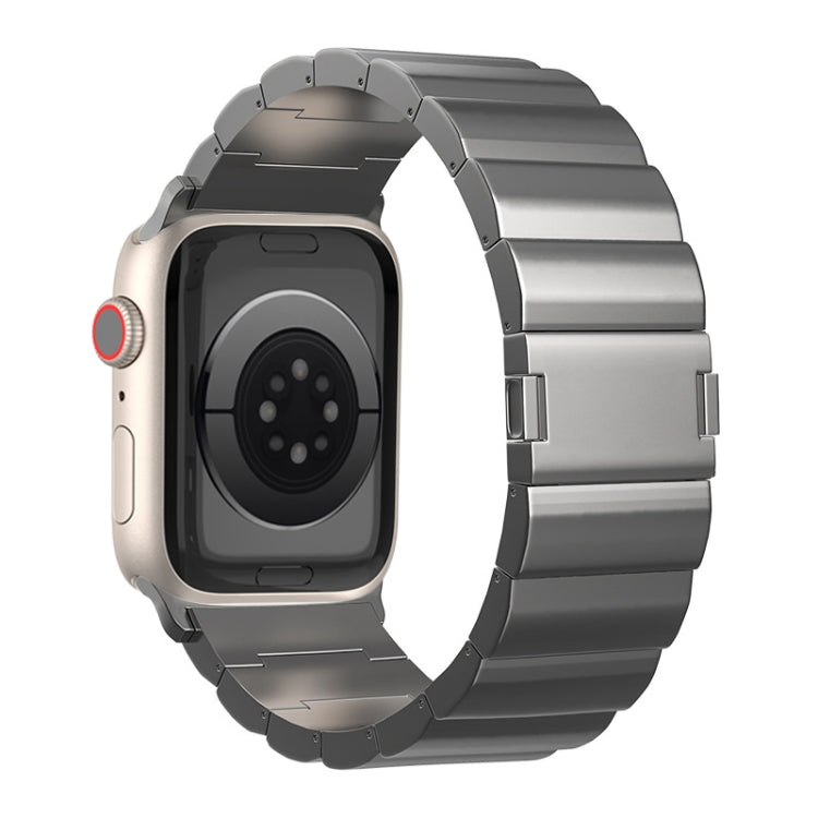 Bracelet de montre en métal titane à boucle magnétique à une perle, For Apple Watch SE 44mm, For Apple Watch Series 6 40mm, For Apple Watch Series 6 44mm, For Apple Watch Series 5 44mm, For Apple Watch Series 5 40mm, For Apple Watch Series 4 44mm      ...