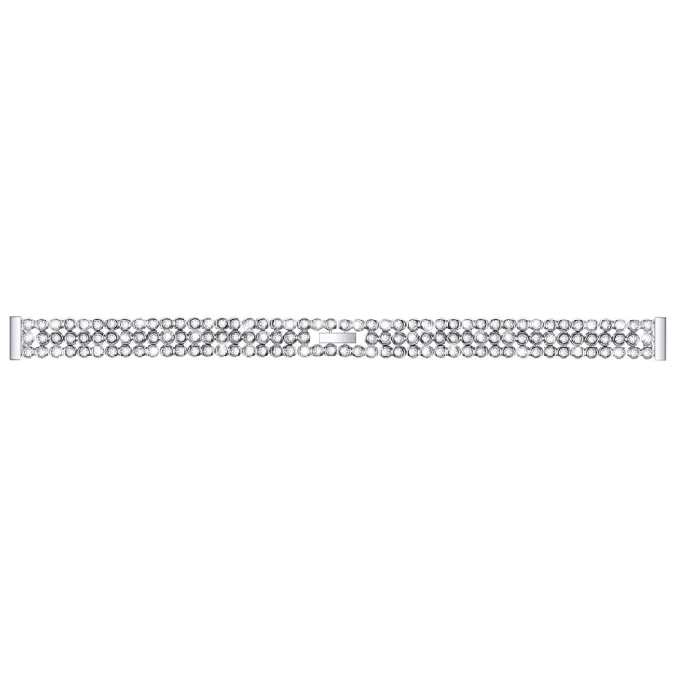 Bracelet de rechange en acier inoxydable serti de diamants, For Xiaomi Mi Band 3 / 4